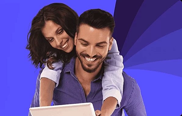 Cliente utilizando serviço de internet da Alares